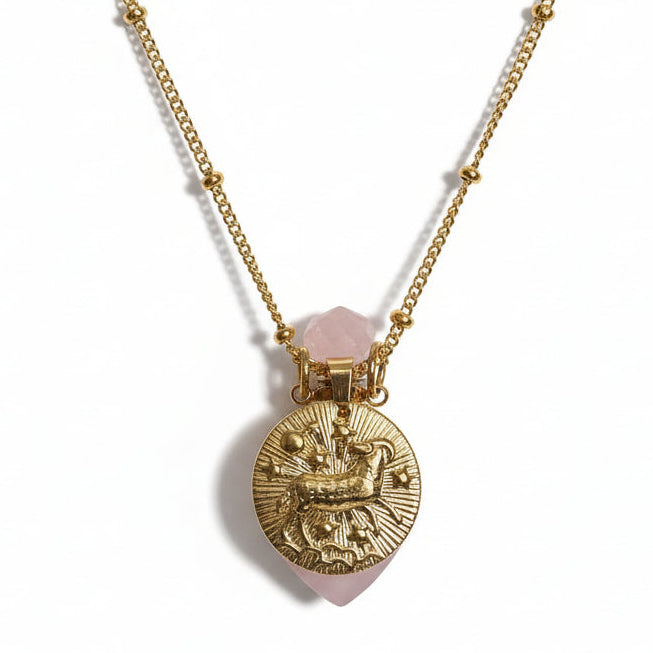 Aries zodiac necklace