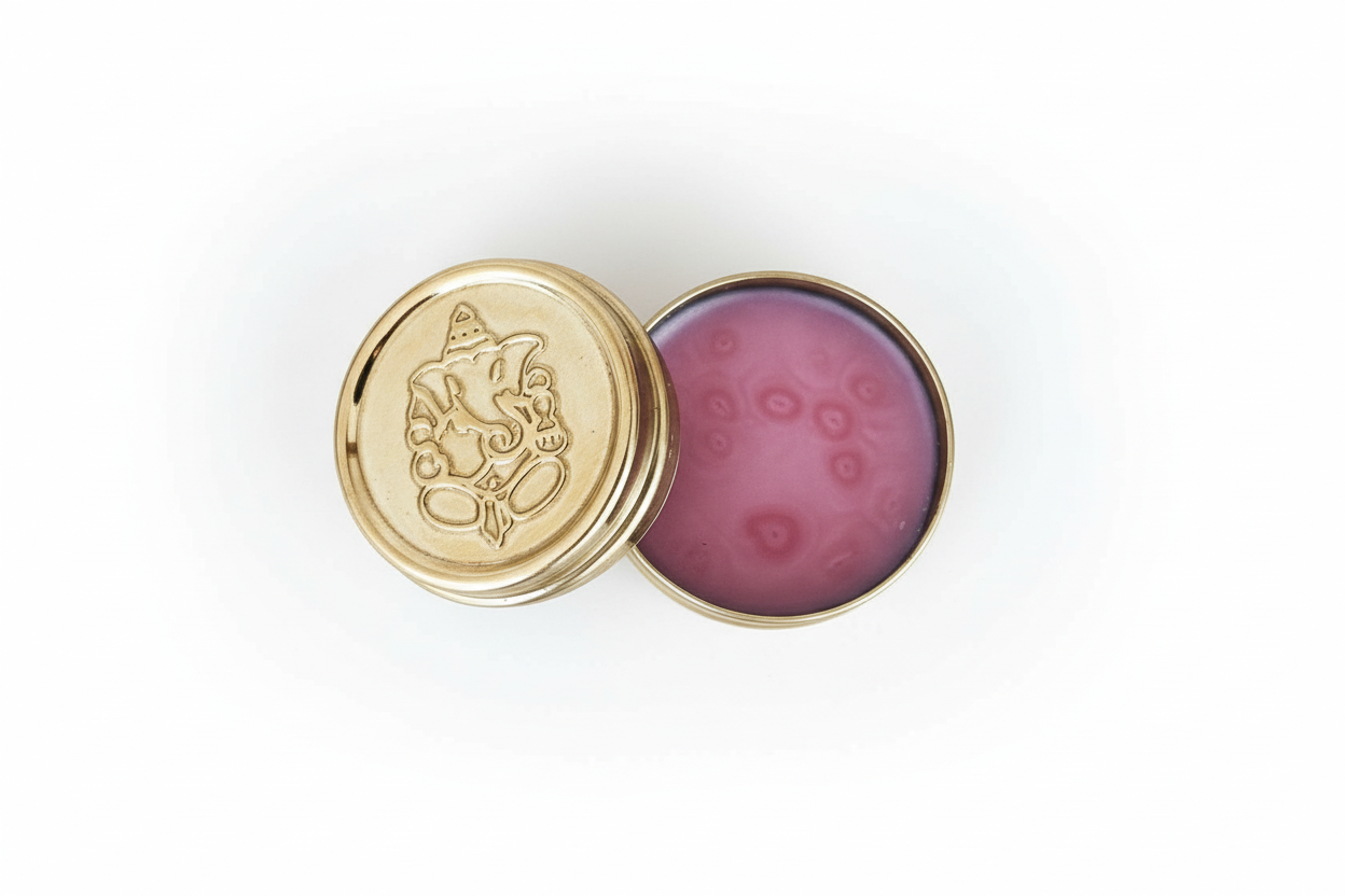 Aroma Balm in Brass Ganesh design container